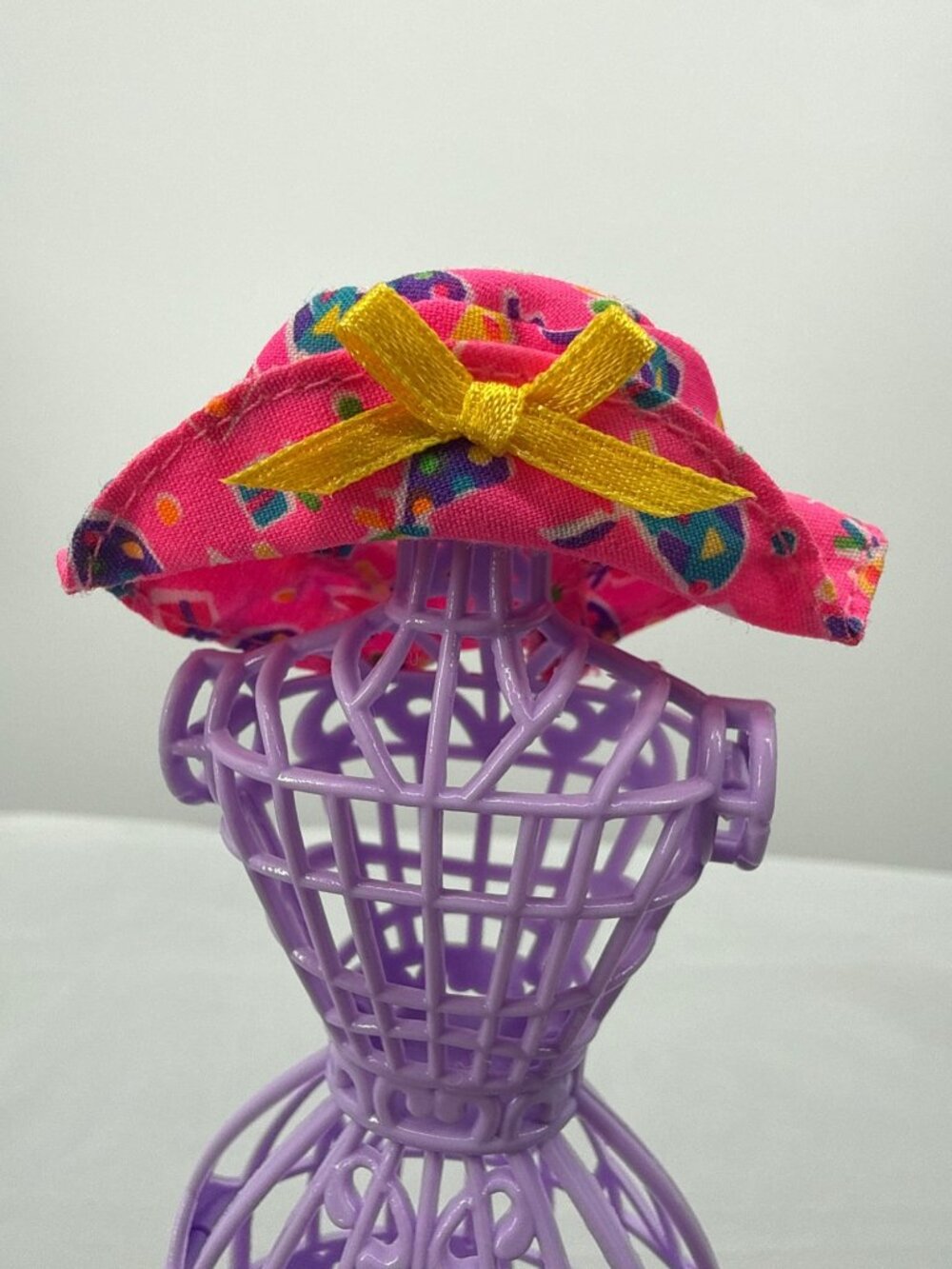 Vtg 1997 Barbie Kelly Doll Fashion Avenue Pink Floppy Hat Birthday Bow